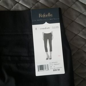 Rafaella Black Dress Pant Stretch Capri